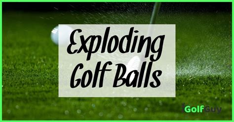 Exploding Golf Ball 的图像结果