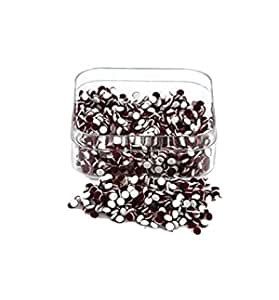 Plain Kumkum Bindi - Maroon, Small, Tikali Sticker Bindi - Pack of 100 ...