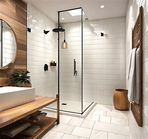 Bathroom Tile Ideas and Inspiration for Large White Tile Shower Designs ...