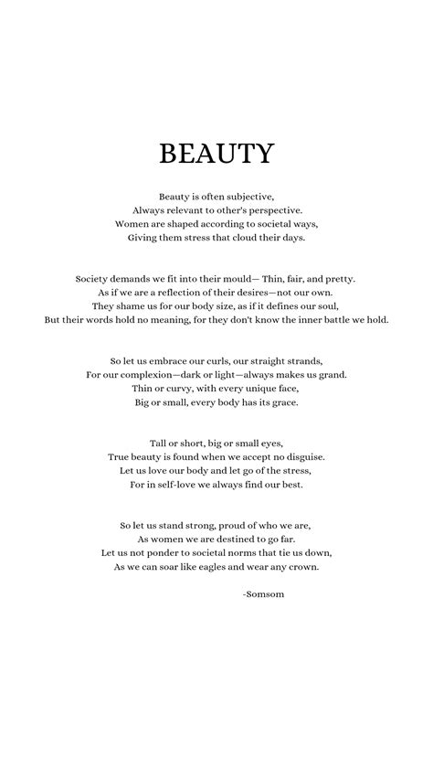 "Redefining beauty through the lens of self-love"A reminder to love our ...