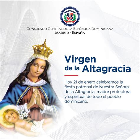 Fiesta Patronal de Nuestra Señora de la Altagracia.