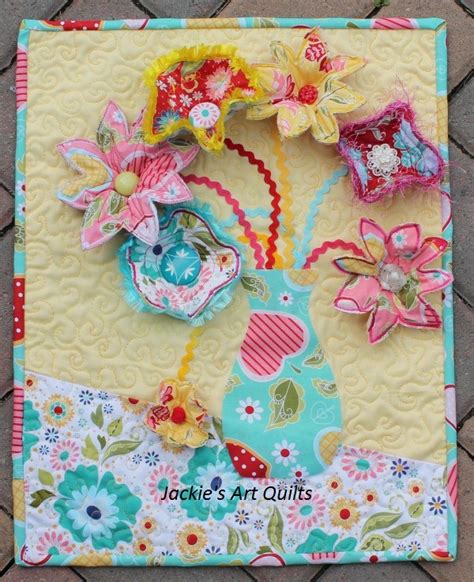 Image result for 3D Flower Quilt Patterns