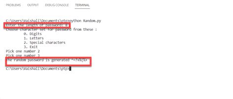 Password Generator Python Code 的图像结果