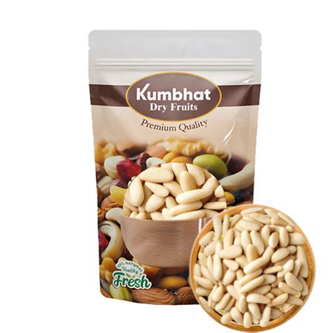 Pine Nuts without Shell 250 gms | Exotic Chilgoza Pine Nut Naturally F