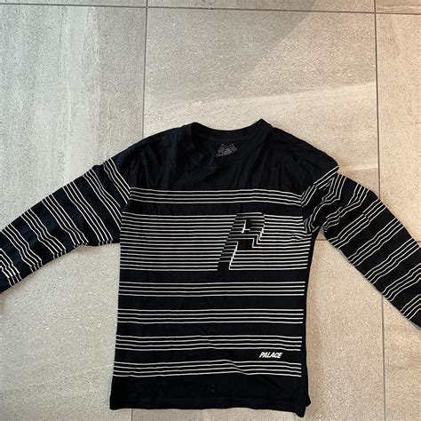 Black and white palace T-shirt - only worn a couple... - Depop