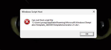 Image result for Windows Script Host Error Windows 1.0