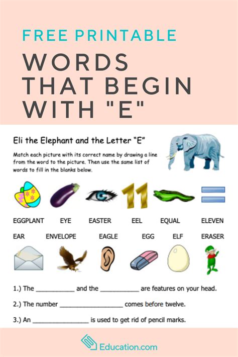 Words Begin With Ei