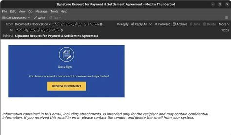 Image result for DocuSign Contract Email