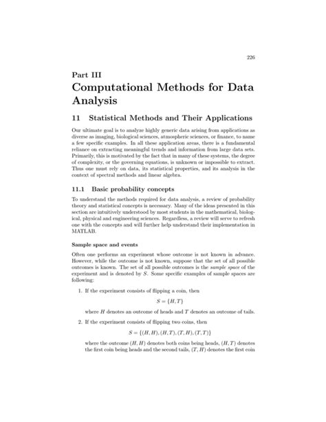 Computational Methods and Data Analysis 的图像结果