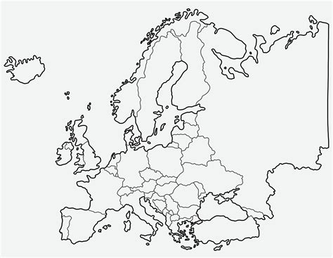 Europe Map Drawing 的图像结果