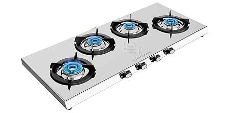 Sunshine Falcon Plus 4 Burner Gas Stove | 5 Year Warranty on Burner and ...
