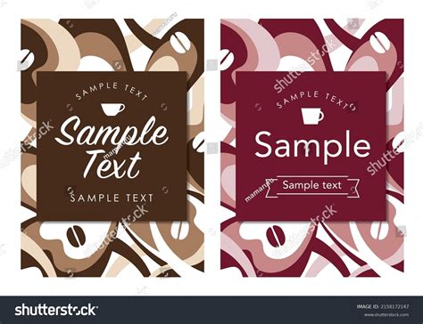 Coffee Design Labels Template Set Stock Vector (Royalty Free ...
