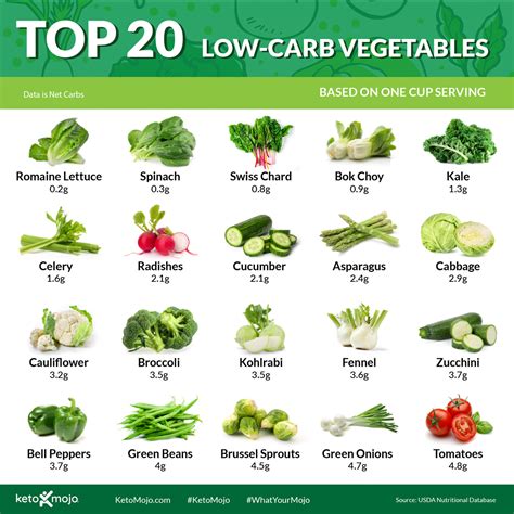 List of Low Carb Vegetables: Top Picks for Healthy Eating - Understanding Weight Loss, Weight ...