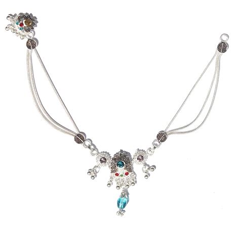 Kabir Silver Colour Alloy Anklet For Women-KB-0021 : Amazon.in: Jewellery