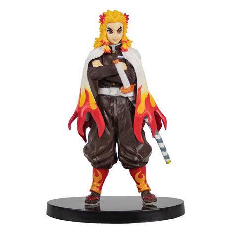 Buy NINJAMO Kyojuro Rengoku Figure Demon Anime Action Figure Flame ...