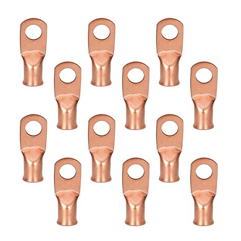 LBTOEM Heavy Duty Copper Wire Lugs Battery Cable Ends Eyelets Ring ...