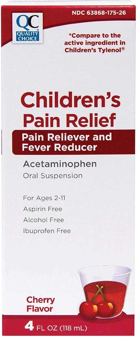 Quality Choice Children's Acetaminophen Pain Reliever & Fever India | Ubuy