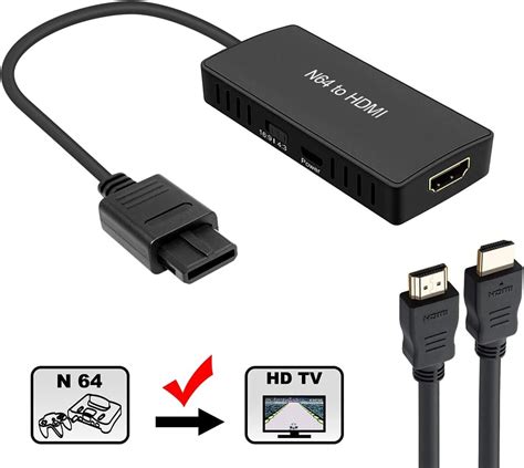 Y.D.F N64 to HDMI Converter Adapter with Plug and India | Ubuy