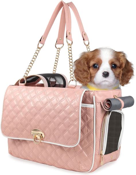 Amazon.com: BETOP HOUSE Fashion Dog Purse Carrier for Small Dogs and ...