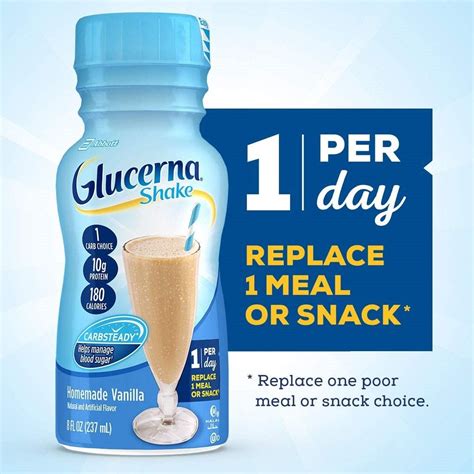 Glucerna Original Shake Vanilla 8oz 24Ct