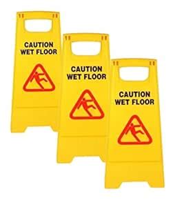Rahul Professionals Wet Floor Sign - Caution Slippery Floor Two-Sided ...