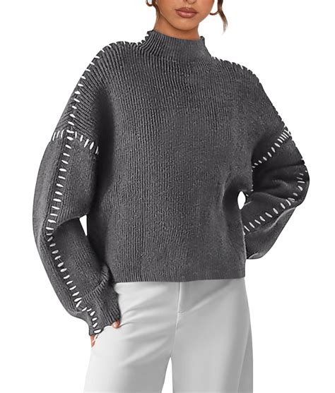 PRETTYGARDEN Women's Chunky Knit Winter Sweaters Casual Long Sleeve ...