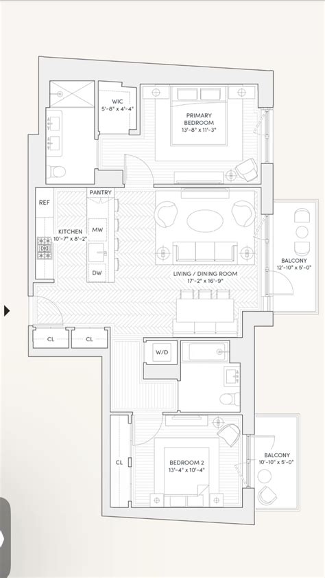 Pin by girl flower on home | Architectural floor plans, Penthouse ...