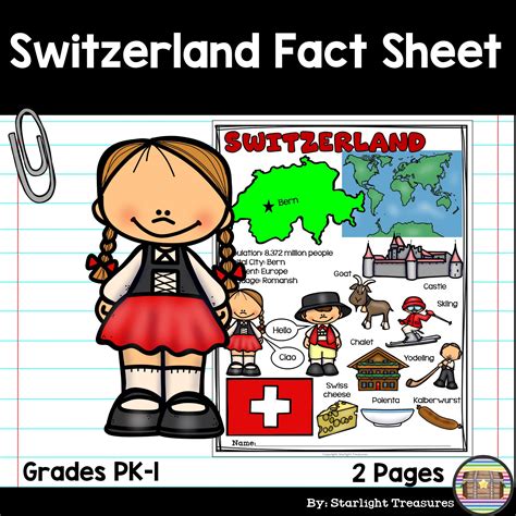 Switzerland Fact Sheet | Fact sheet, Diwali facts, Early readers