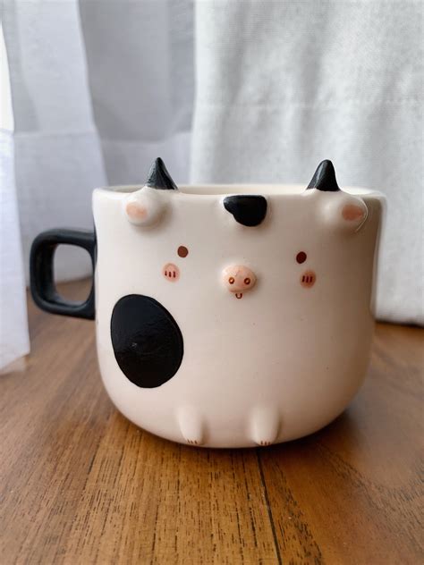 clay craft white cup