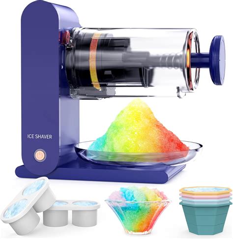 Amazon.com: Shaved Ice Machine Snow Cone Machine - USB Rechargeable Ice ...