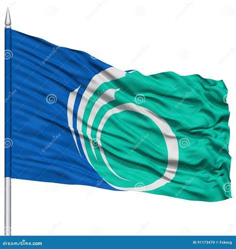Ottawa City Flag on Flagpole Stock Illustration - Illustration of ottawa, country: 91173470