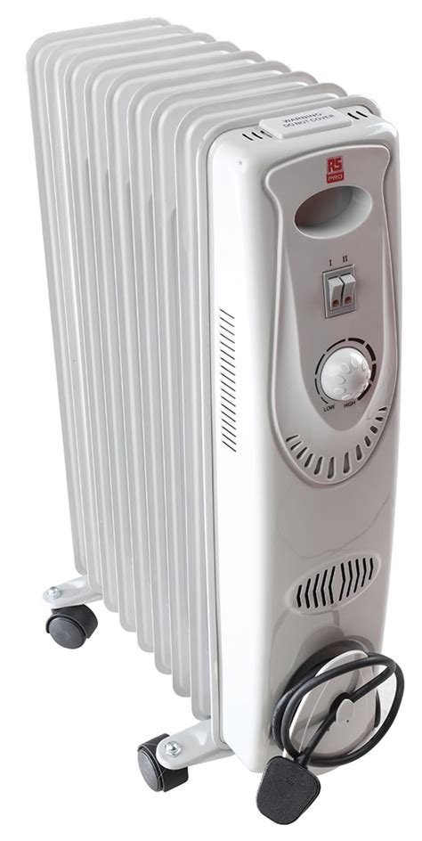 RS PRO | RS PRO 2kW Oil Filled Radiator, Floor Mounted, Type G ...