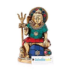 Buy CraftVatika Lord Shiva Statue Brass Religious Sculpture Shiv ...