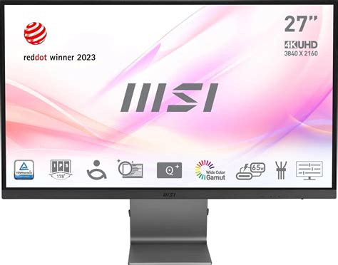 MSI MAG 274UPF 27 Inch 4K UHD Esports Gaming Monitor - 3840 x 2160 IPS ...