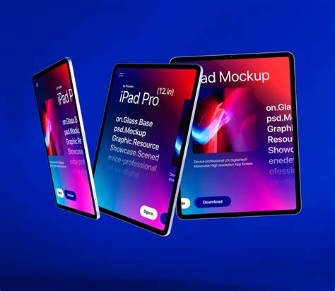 iPad Pro Screen Showcase Psd Mockup | Pixeden Club