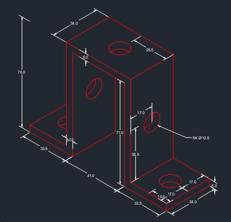 Isometric View AutoCAD 的图像结果