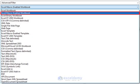 Excel Advanced Filter with a Macro Button 的图像结果