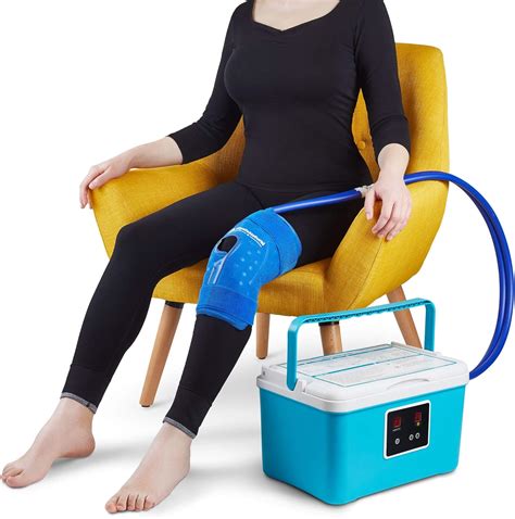 Amazon.com: PhysioNatural Cold Therapy Ice Machine for Knee Surgery Recovery – Programmable ...