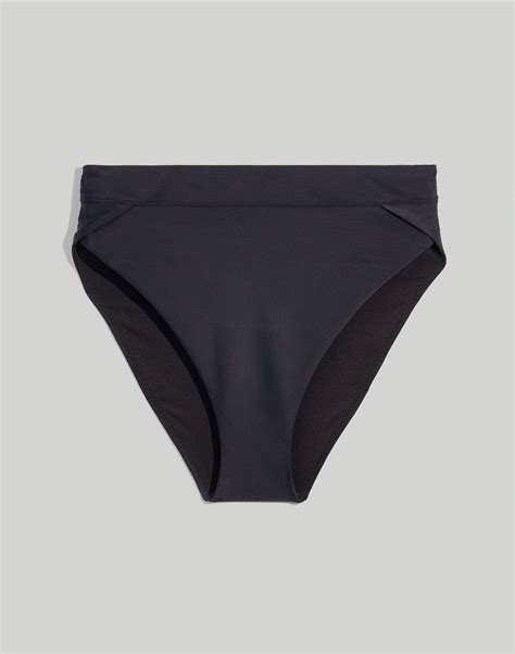 High-Rise Crossover Bikini Bottom | Madewell