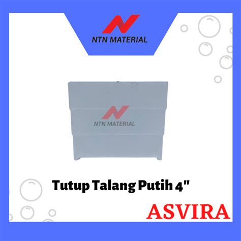 Jual Tutup Talang Air Asvira 4" inch/DOP/DOP Talang Air (Putih) - Kab ...