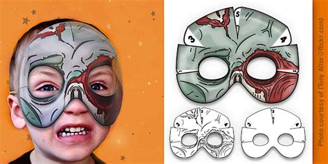 3D Halloween Zombie Mask (teacher made) - Twinkl