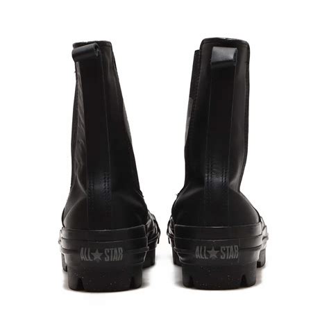 CONVERSE LEATHER AS R SG CHUNK SHIN-HI BLACK（コンバース レザー オールスター (R) SG ...