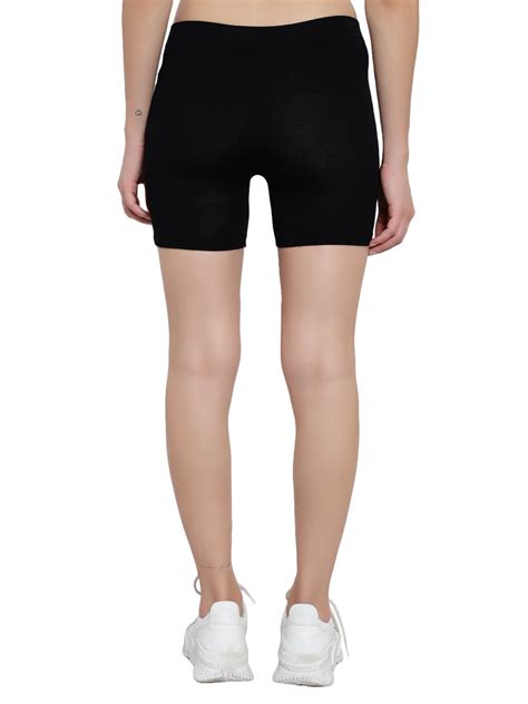 Velvi Figure Mid-Rise Black Boyshorts
