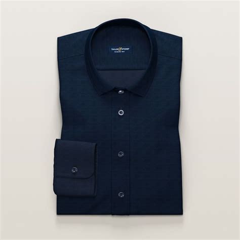 Navy Blue Dress Shirts For Men