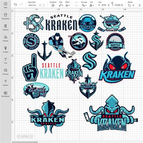 Seattle Kraken Logo SVG, Kraken Logo NHL, Seattle Kraken PNG, Kraken ...
