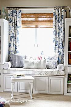 Window Seat Curtains by Golden Boys And Me Master Bedroom Window Panels Window Seat Curtains