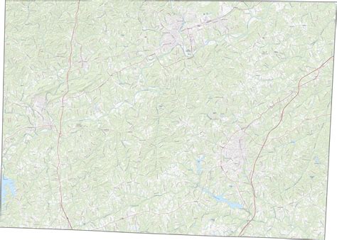 Rockingham County Map, North Carolina - US County Maps