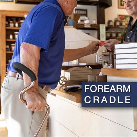 StrongArm Comfort Cane | Self Standing Lightweight Adjustable Walking Cane for Men & Women ...