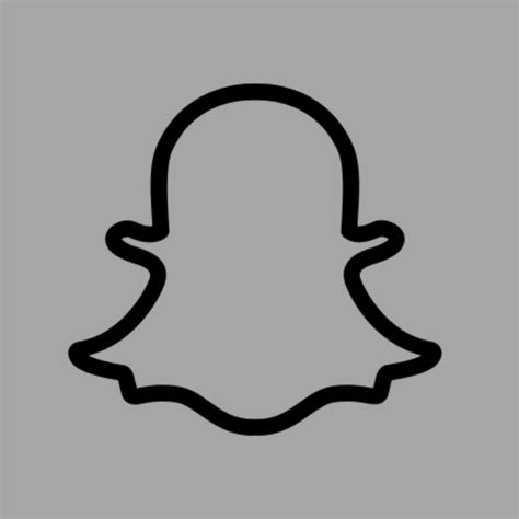 Snapchat Grey Icon | Iphone photo app, Iphone app design, Snapchat gray ...