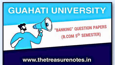 Banking Question Paper'2019 B.COM 5th Semester Gauhati University - The ...